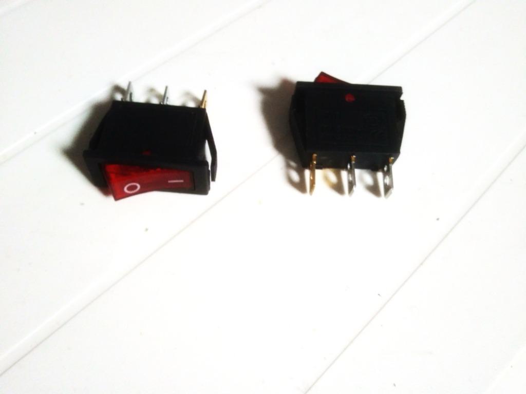 KCD3 tuimelschakelaar 230V15A AC met controlelamp, Elektronische apparatuur, Ophalen of Verzenden, Nieuw