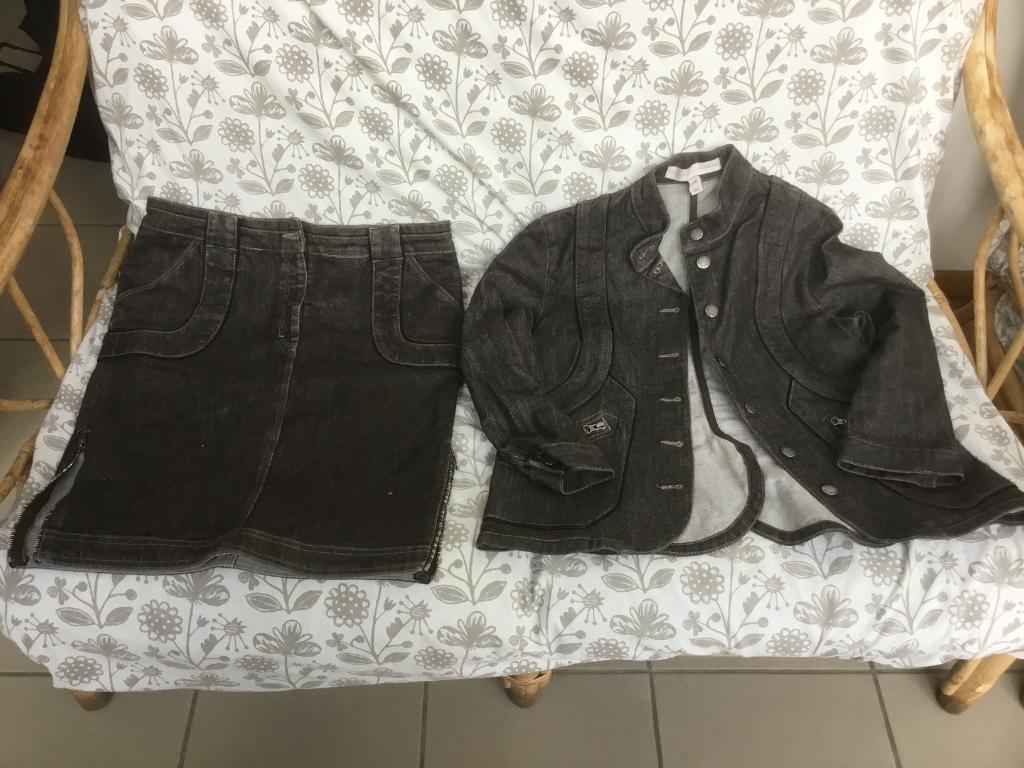 Jeansjas en rok Stella McCartney, Taille 38/40 (M), Enlèvement ou Envoi, Porté, Costume ou Complet