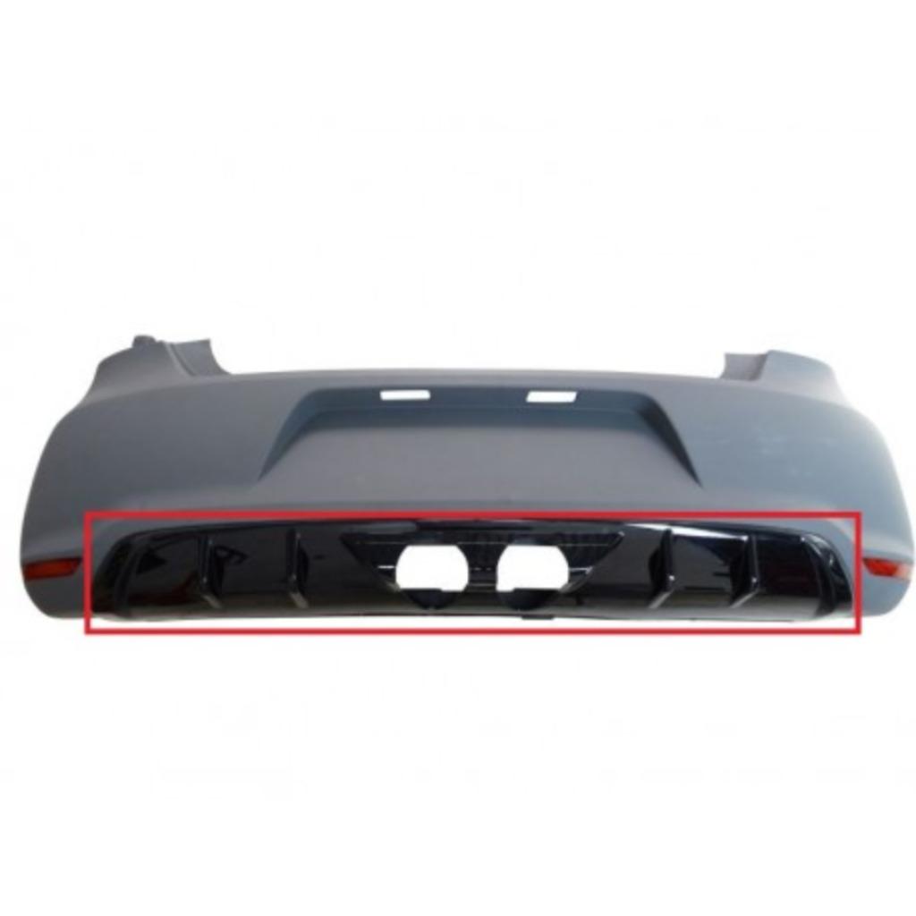 DIFFUSEUR LOOK R300 - R400 VW POLO 6R (09-14) NOIR BRILLANT, Enlèvement