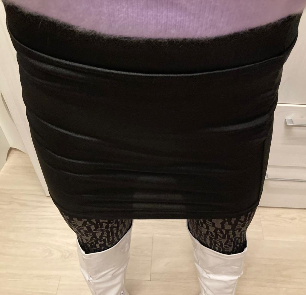 Satijnen wetlook minirokje Melrose maat 36, Zwart, Ophalen of Verzenden, Maat 36 (S), Boven de knie