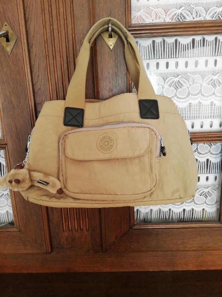 Sac à main Kipling. Beige., Enlèvement ou Envoi, Comme neuf, Beige