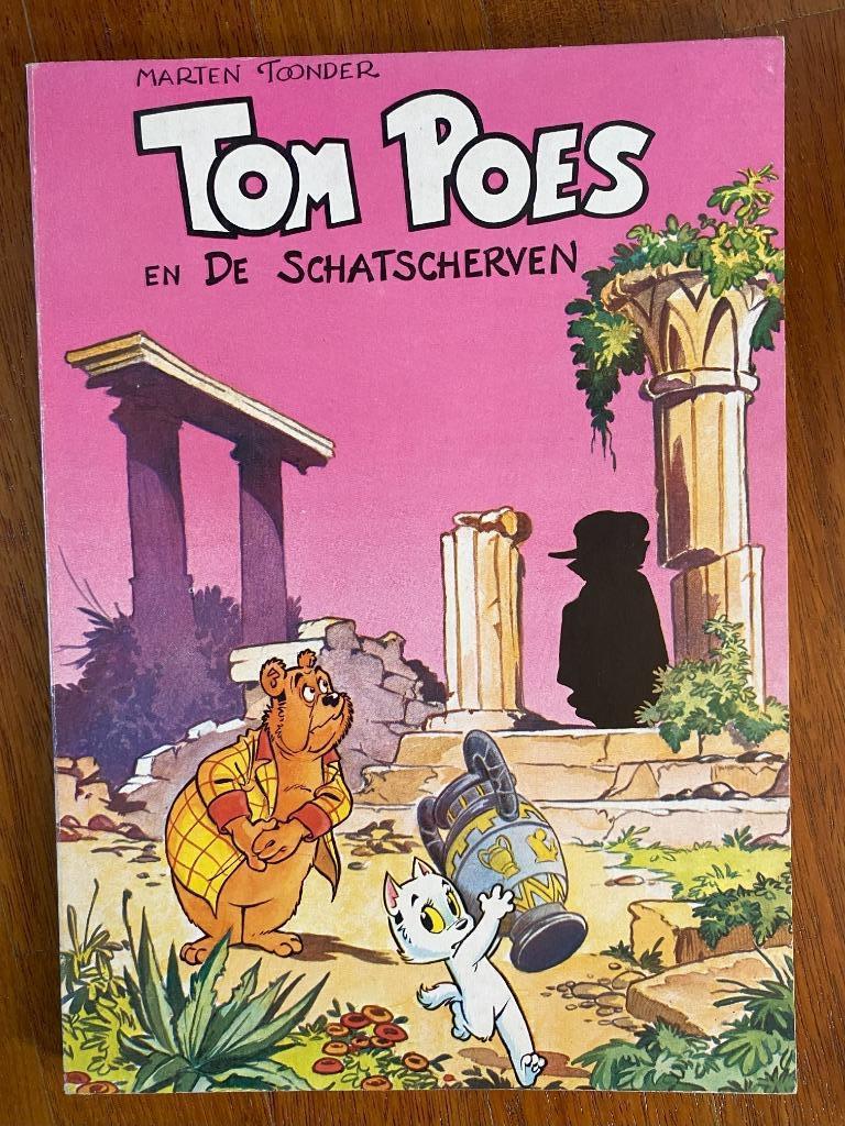 HEER BOMMEL EN TOM POES - Tom Poes en de schatscherven, Boeken, Gelezen, Marten Toonder, Eén stripboek, Ophalen of Verzenden