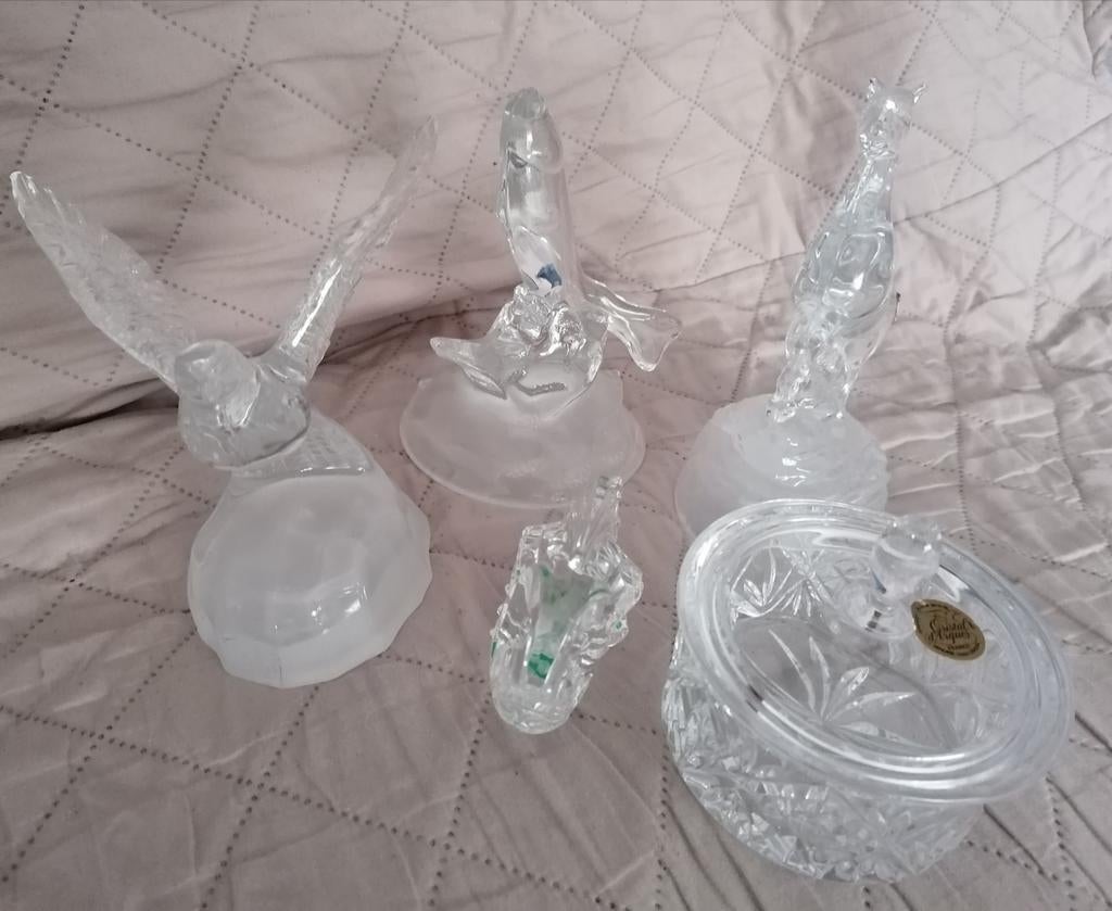 Kristallen beeldjes, Antiek en Kunst, Antiek | Glaswerk en Kristal, Ophalen of Verzenden