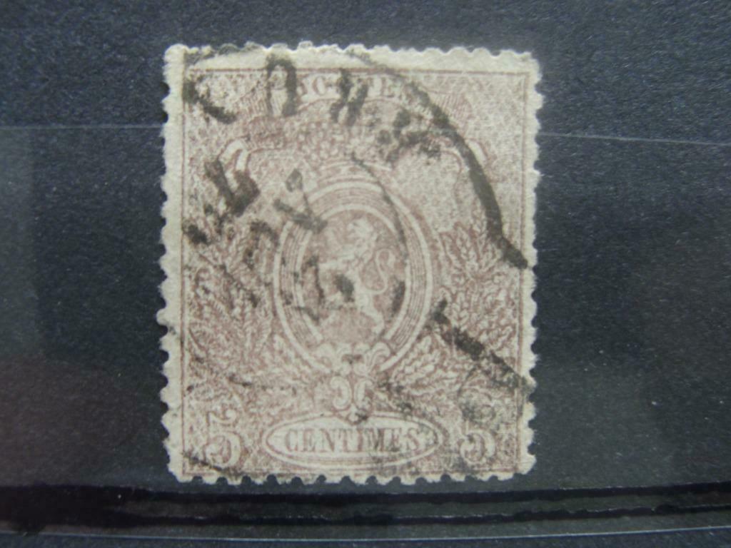 OBP België 25., Ophalen of Verzenden, Gestempeld, Met stempel