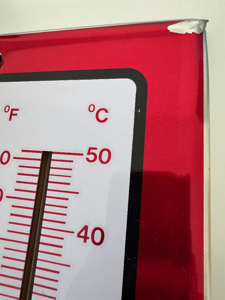 thermometer Snapper - vintage, Ophalen, Gebruikt, Reclamebord