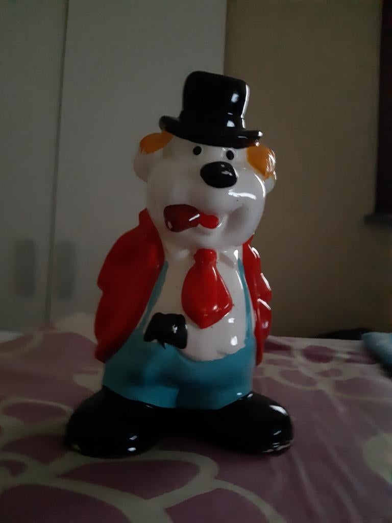 Stenen spaarpot (zie foto's), Verzamelen, Spaarpotten, Ophalen of Verzenden