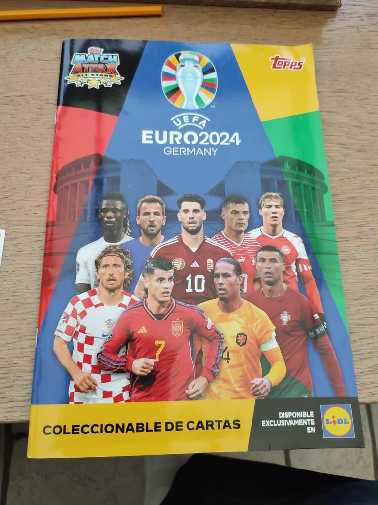 Cartes football Topps Euro 2024 distribué par Lidl., Collections, Enlèvement ou Envoi, Comme neuf