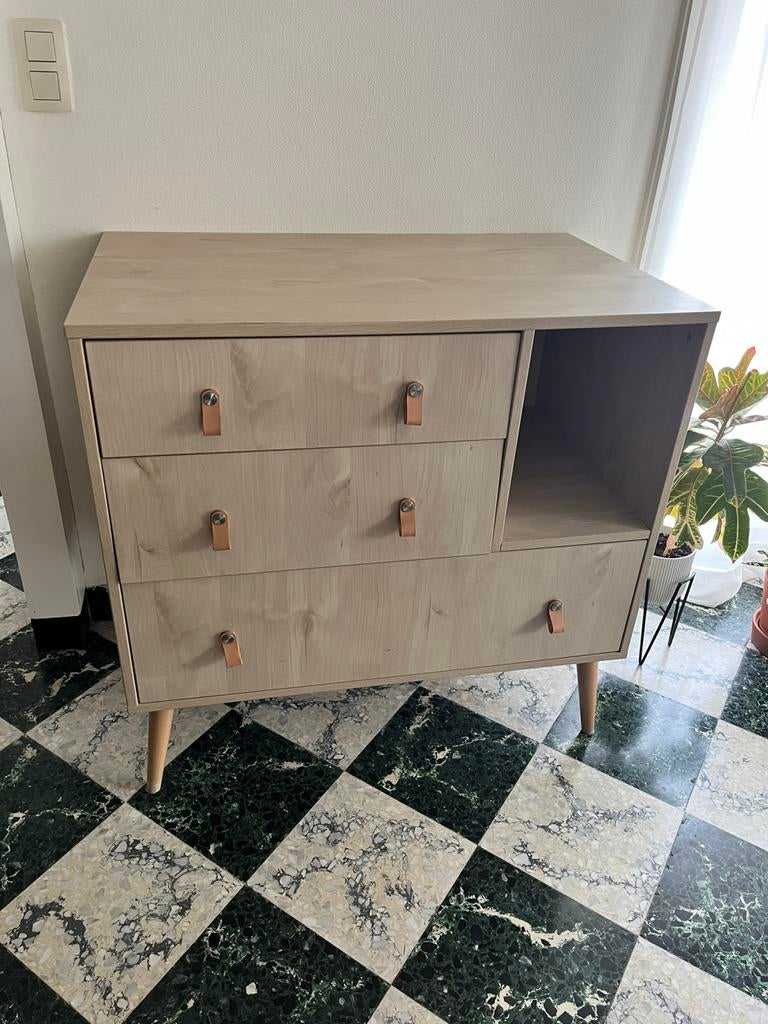 Commode kast, 3 ou 4 tiroirs, Moins de 100 cm, Enlèvement, Utilisé