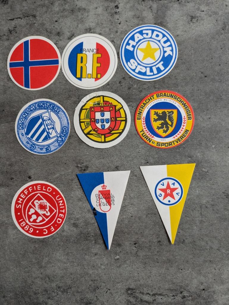 MONTY FOOTBALL FUSSBALL VOETBAL CLUB ANNO 1972 Stickers  EMB, Verzamelen, Ophalen of Verzenden