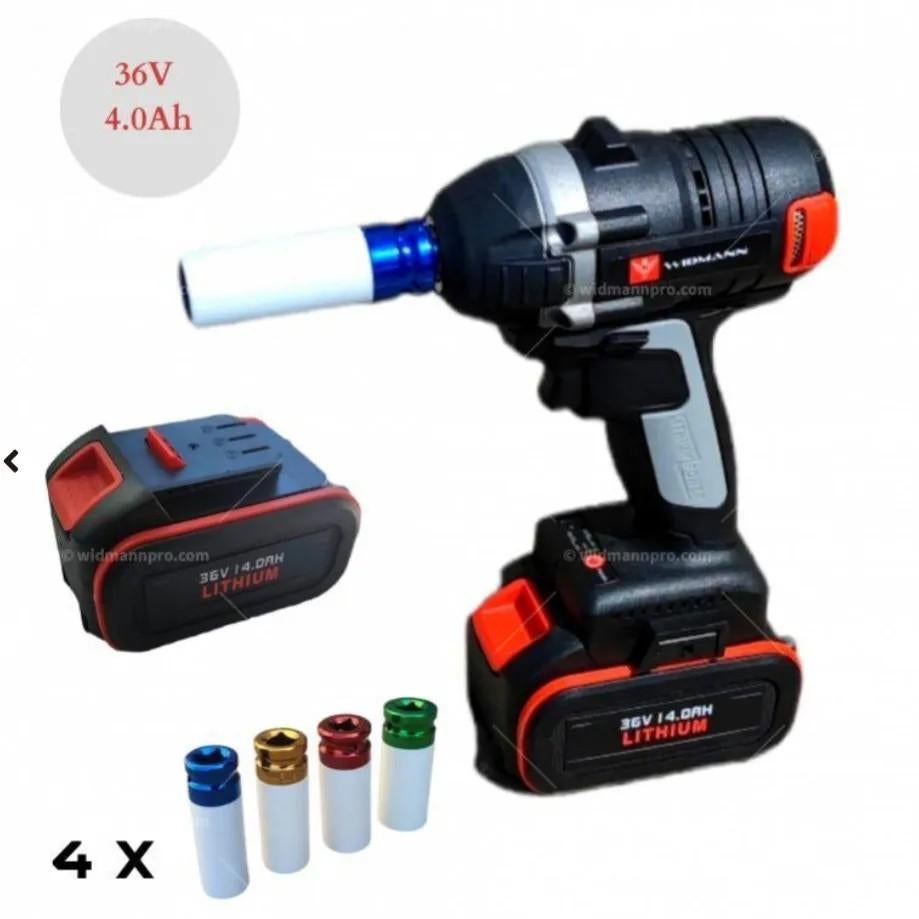 Nouvelle clé à chocs 24v + 36 4ah, 2 batteries + 4 prises, Enlèvement ou Envoi, Neuf