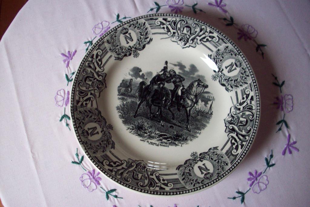 2 sierborden Napoleon, Antiek en Kunst, Curiosa en Brocante, Ophalen