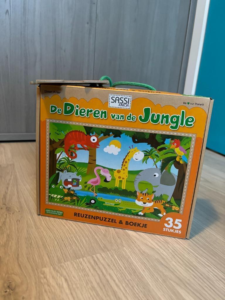 Reuzenpuzzel De dieren van de jungle - 35 stukjes, Enlèvement, 10 à 50 pièces, Comme neuf