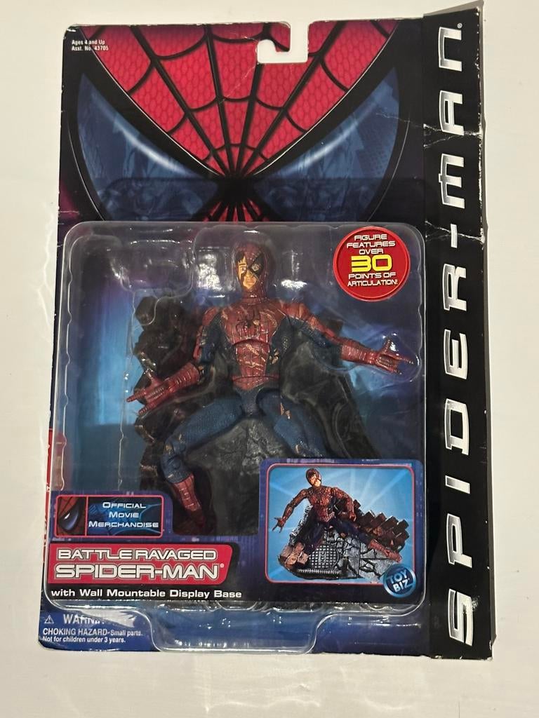 TOYBIZ Battle Ravaged Spider-Man NIEUW, Kinderen en Baby's, Speelgoed | Actiefiguren, Ophalen of Verzenden, Nieuw