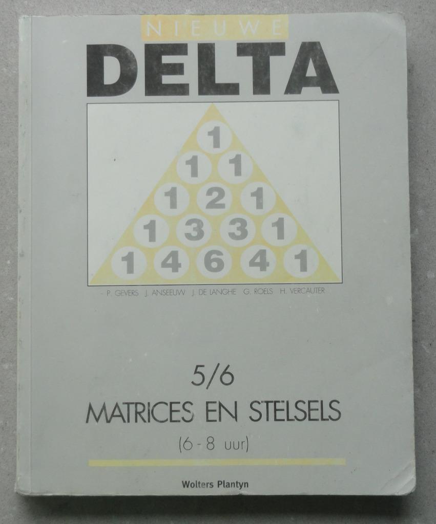 DELTA 5/6 matrices en stelsels (6-8 uur), ASO, Plantyn, Wiskunde B, Ophalen