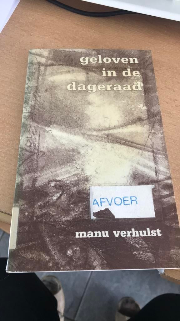 Geloven in de dageraad Manu Verhulst, Boeken, Ophalen of Verzenden, Zo goed als nieuw