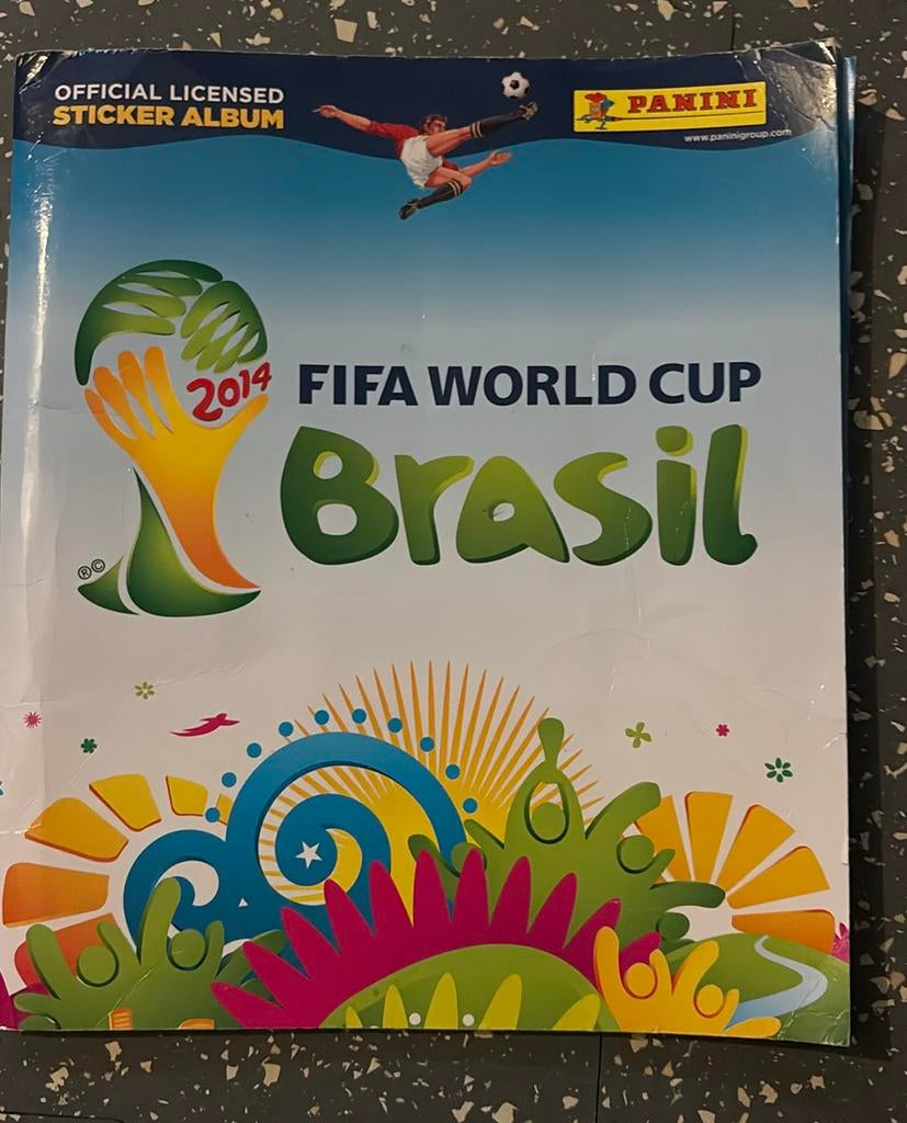 Panini wk 2014 brasil, knutselalbum, Verzamelen, Ophalen of Verzenden, Gebruikt