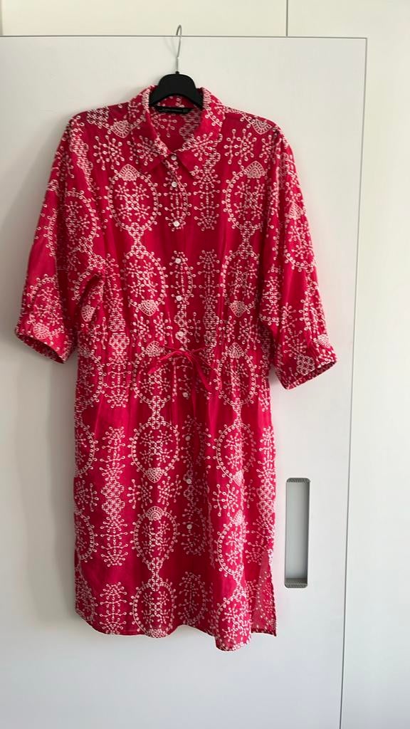 Zomerkleed rood wit Zara xl, Enlèvement ou Envoi, Comme neuf, Rouge
