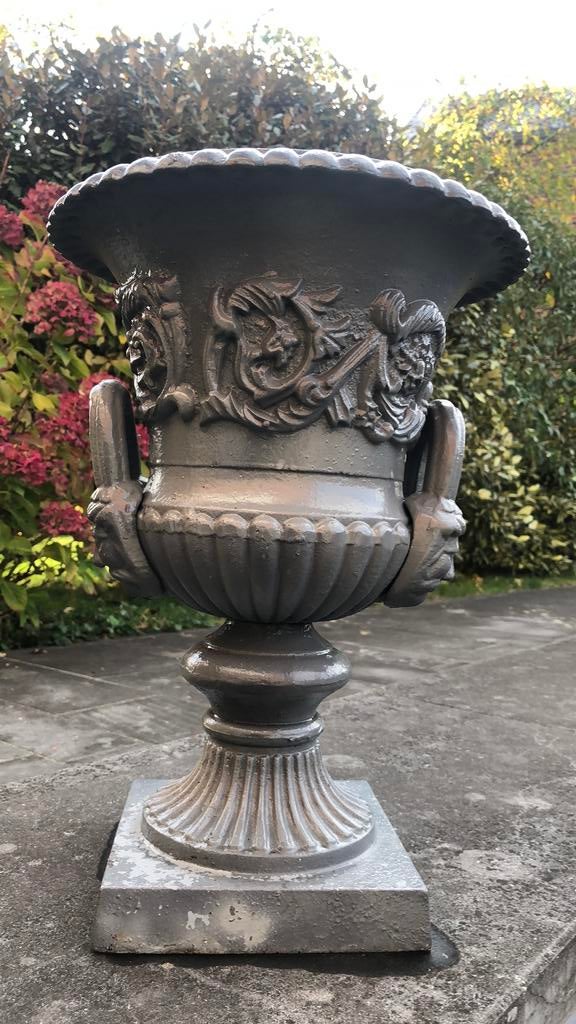 Pot de fleurs en fonte, Enlèvement ou Envoi, Utilisé