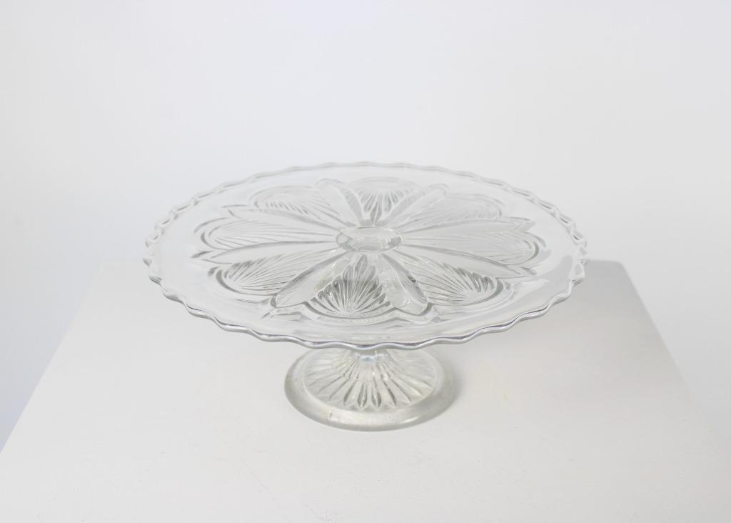 plateau à tarte Art Deco, Antiquités & Art, Antiquités | Verre & Cristal, Enlèvement ou Envoi