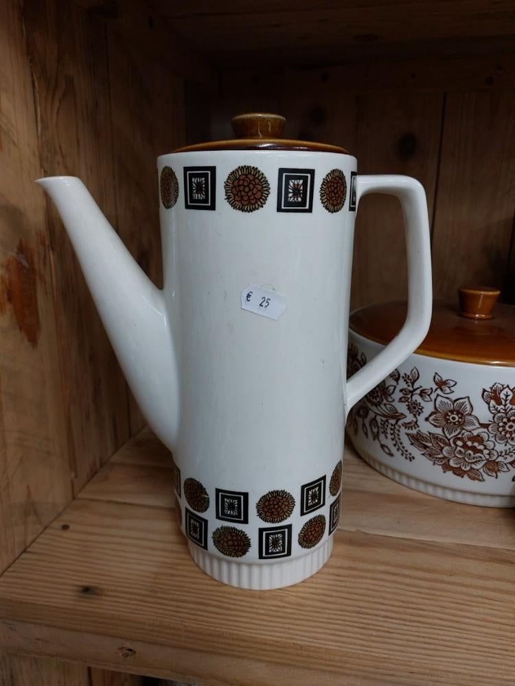 Cafetière Boch Décor Toledo sur forme Delta, Antiek en Kunst, Ophalen of Verzenden