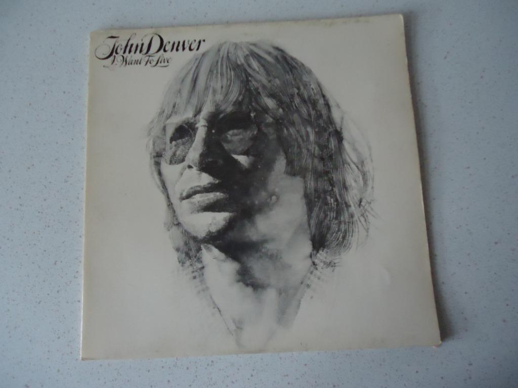 LP van "John Denver" I Want To Live anno 1977., Enlèvement ou Envoi, Utilisé, 12 pouces