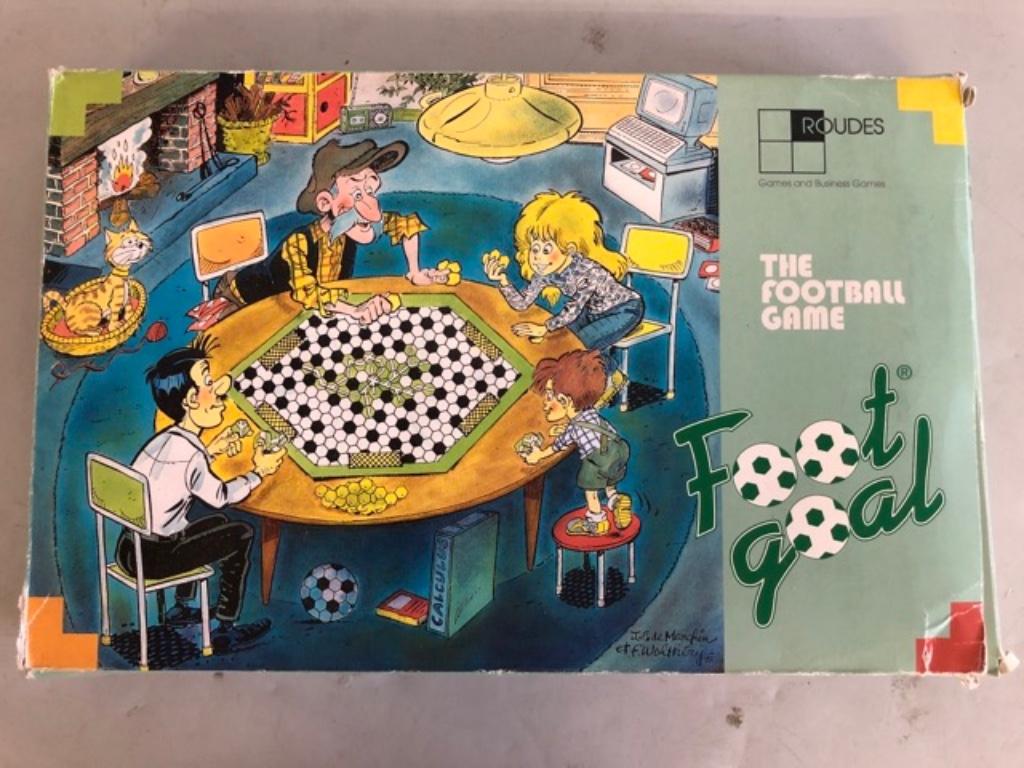 FOOT GOAL FOOTBALL GAME - super jeu vintage 90' - complet, Enlèvement ou Envoi