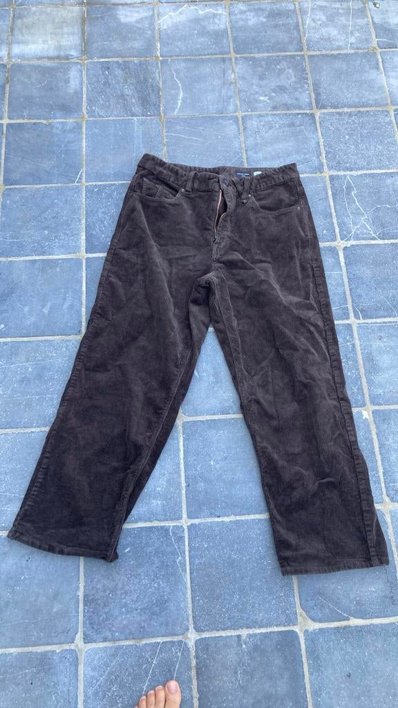 Volcom bruine ribfluwelen broek Loose, maat 31, Kleding | Heren, Bruin, Overige maten, Ophalen of Verzenden, Zo goed als nieuw