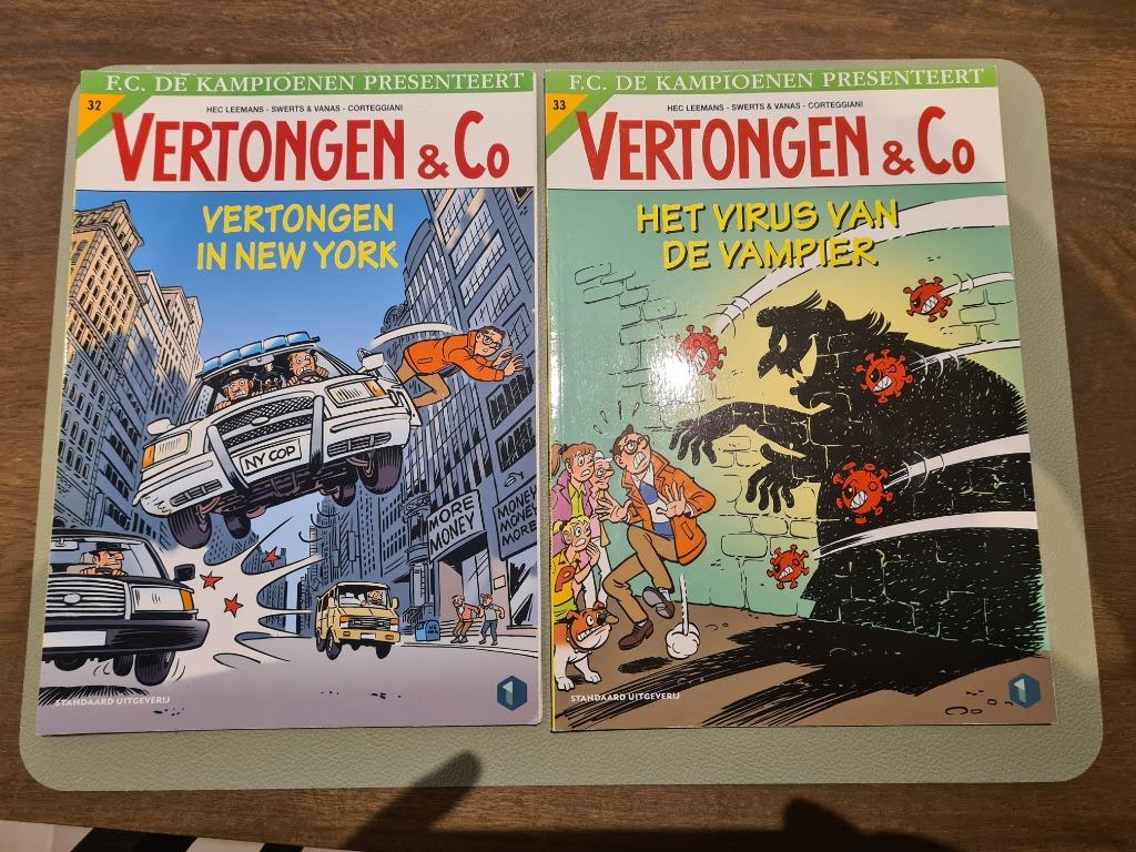 Strips Vertongen en Co Nrs 32 en 33, Boeken, Meerdere stripboeken, Ophalen, Gelezen