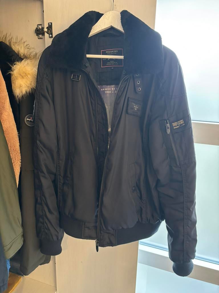 Veste blouson aviateur bombers Redskins taille Xxl collector, Enlèvement ou Envoi, Autres tailles, Porté, Bleu