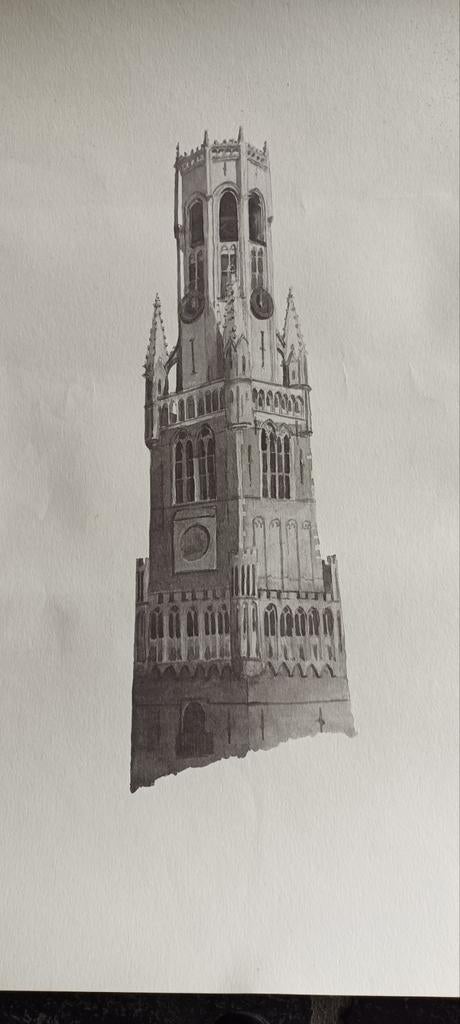 Tekening van Brugs Belfort, Enlèvement ou Envoi
