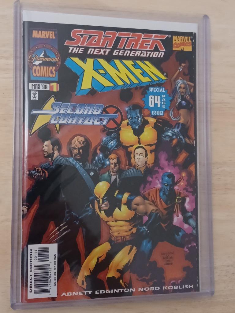 Star Trek The Next Generation X-men 1 Second Contact 1998, Neuf, Enlèvement ou Envoi, DC comics, Comics