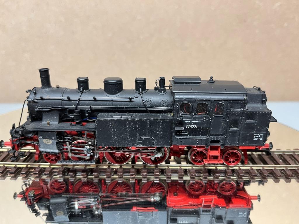 Rivarossi 1360 locomotief type BR 77 DB, Overige merken, Ophalen of Verzenden, Zo goed als nieuw, Gelijkstroom