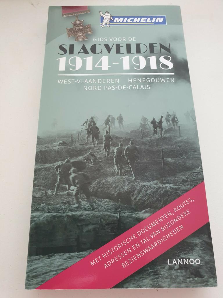 De slagvelden van '14-'18 in Vlaanderen en Artesie, Enlèvement ou Envoi, Comme neuf, Michelin