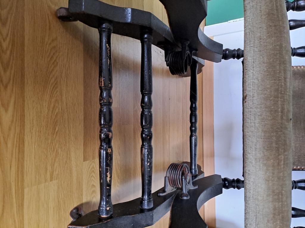 ANTIEKE SCHOMMELSTOEL, Ophalen, Gebruikt, Hout, Antiek classic