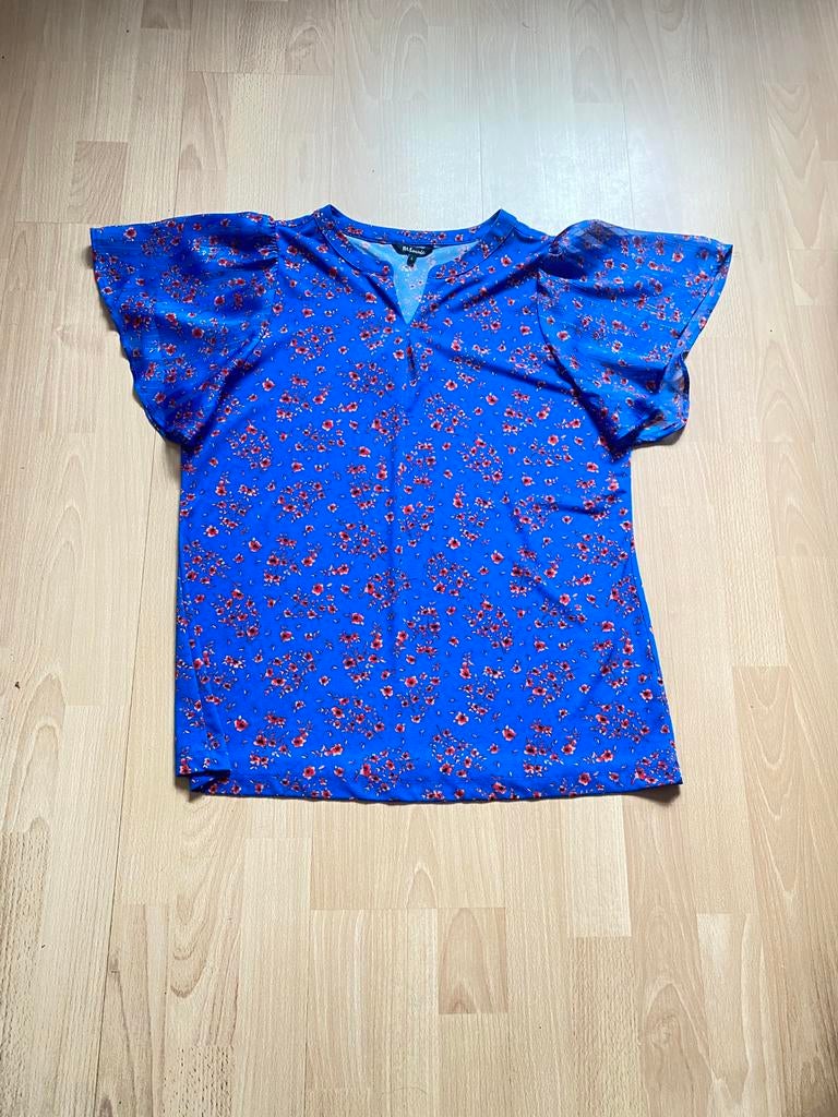 Blouse bleue 42/L, MS Mode, Bleu, Envoi, Taille 42/44 (L)