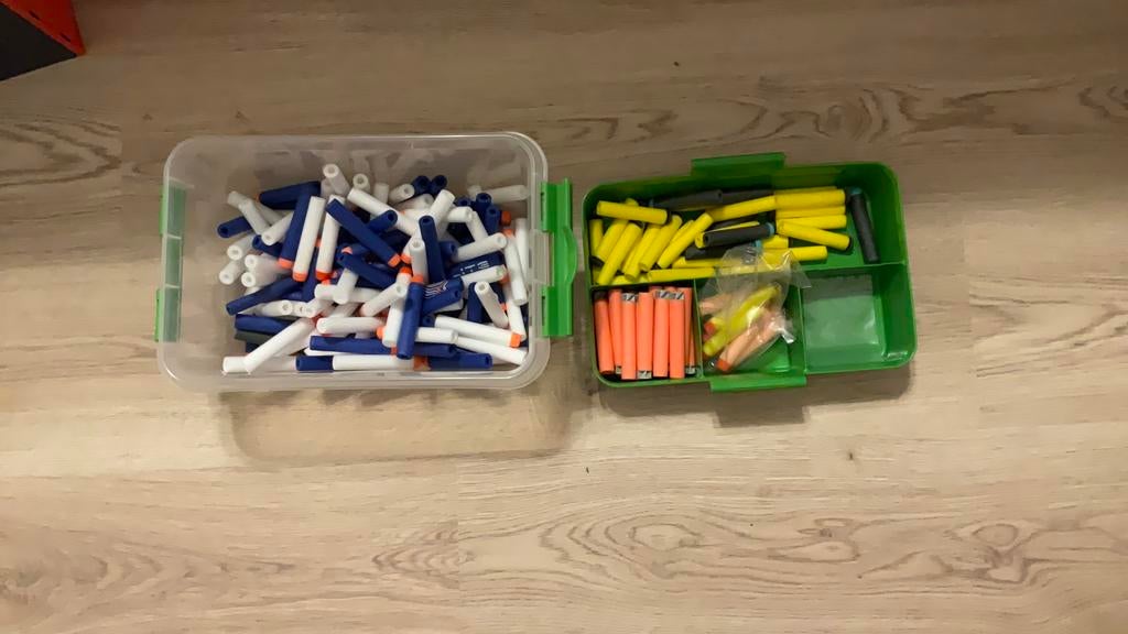 Nerf en x-shot pijltjes, Enlèvement