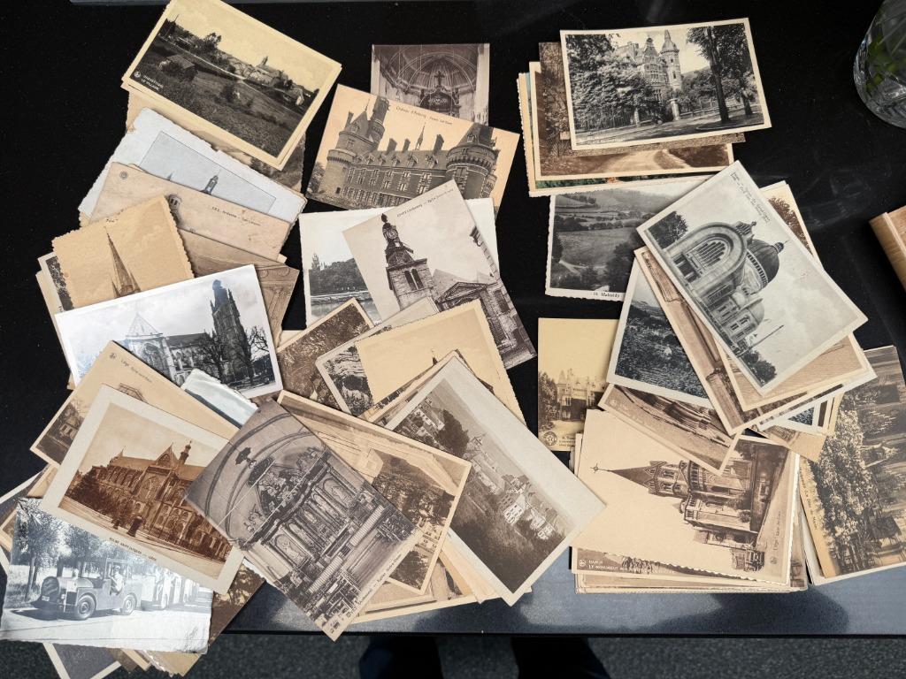 +-120 oude postkaarten van Wallonië; Luik, Namen, Remiremont, Enlèvement ou Envoi, 1920 à 1940, Non affranchie