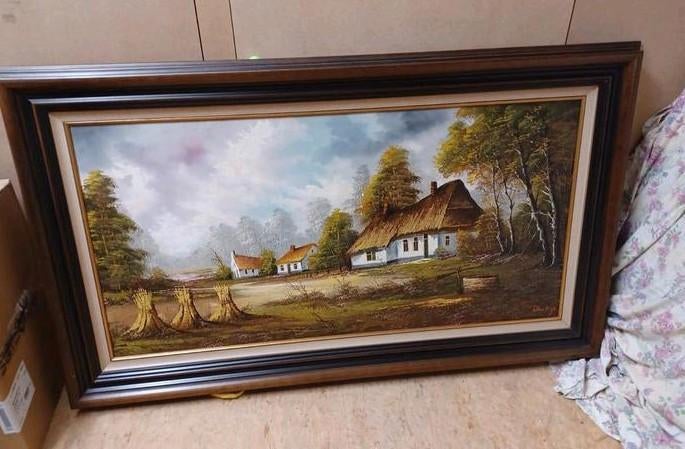 Schilderij b van rijn, Antiek en Kunst, Ophalen