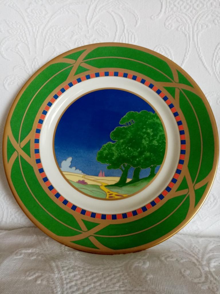 Royal Worcester porseleinen sierbord "luie dagen" 31cm, Antiek en Kunst, Ophalen of Verzenden