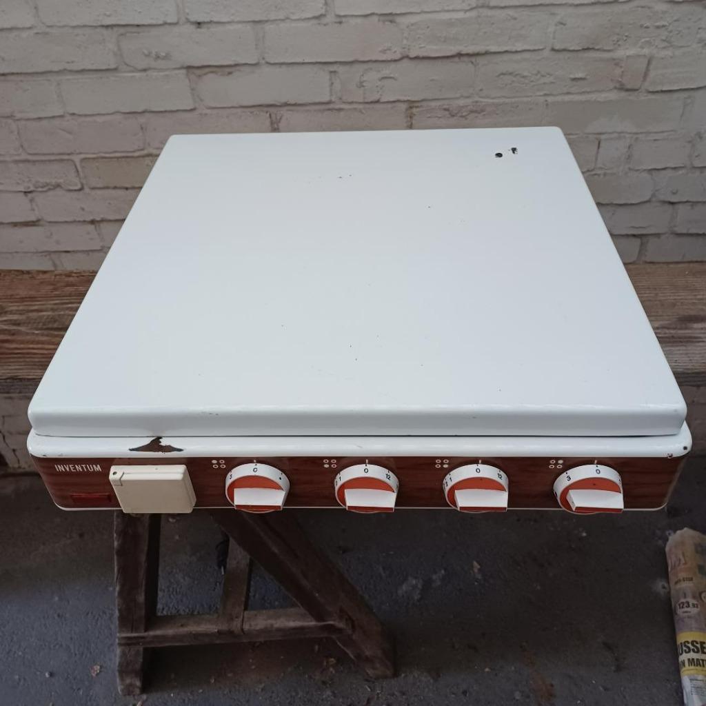 Vintage Kookplaat INVENTUM, Elektronische apparatuur, Kookplaten, Ophalen, Gebruikt, 4 kookzones, Vrijstaand