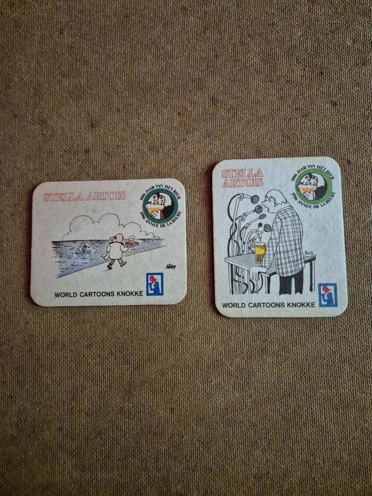 Sous bock Stella Artois (modèle 206), Collections, Enlèvement ou Envoi, Utilisé, Sous-bock, Stella Artois