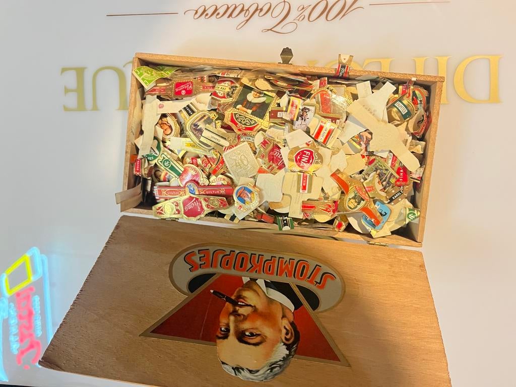 Lichtreclame + display + sigarenbandjes, Verzamelen, Ophalen of Verzenden, Nieuw