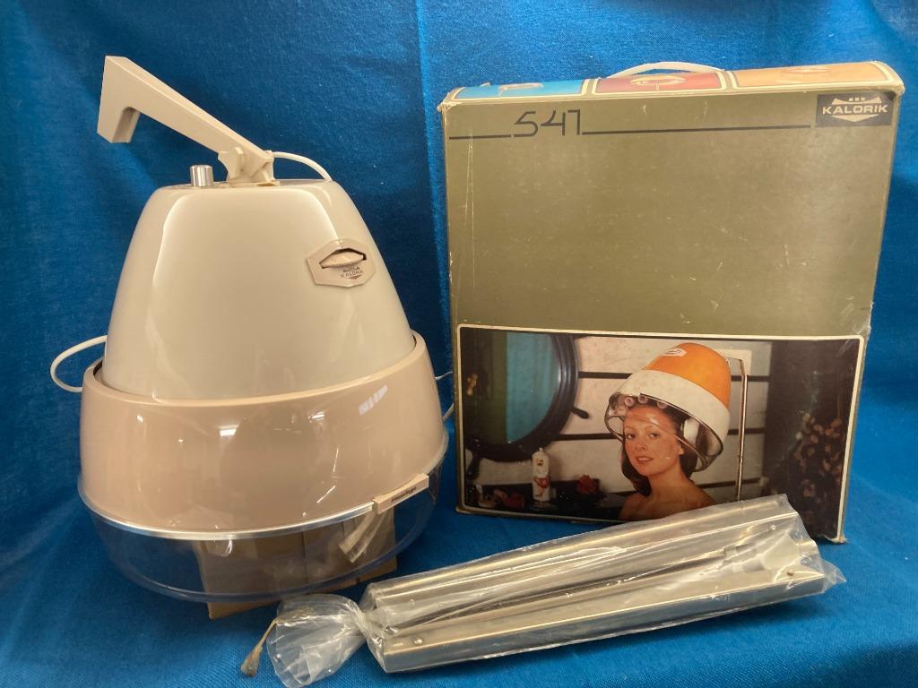 HAARDROGER "KALORIK "(vintage jaren zeventig) op voet, Handtassen en Accessoires, Uiterlijk | Haarverzorging, Zo goed als nieuw