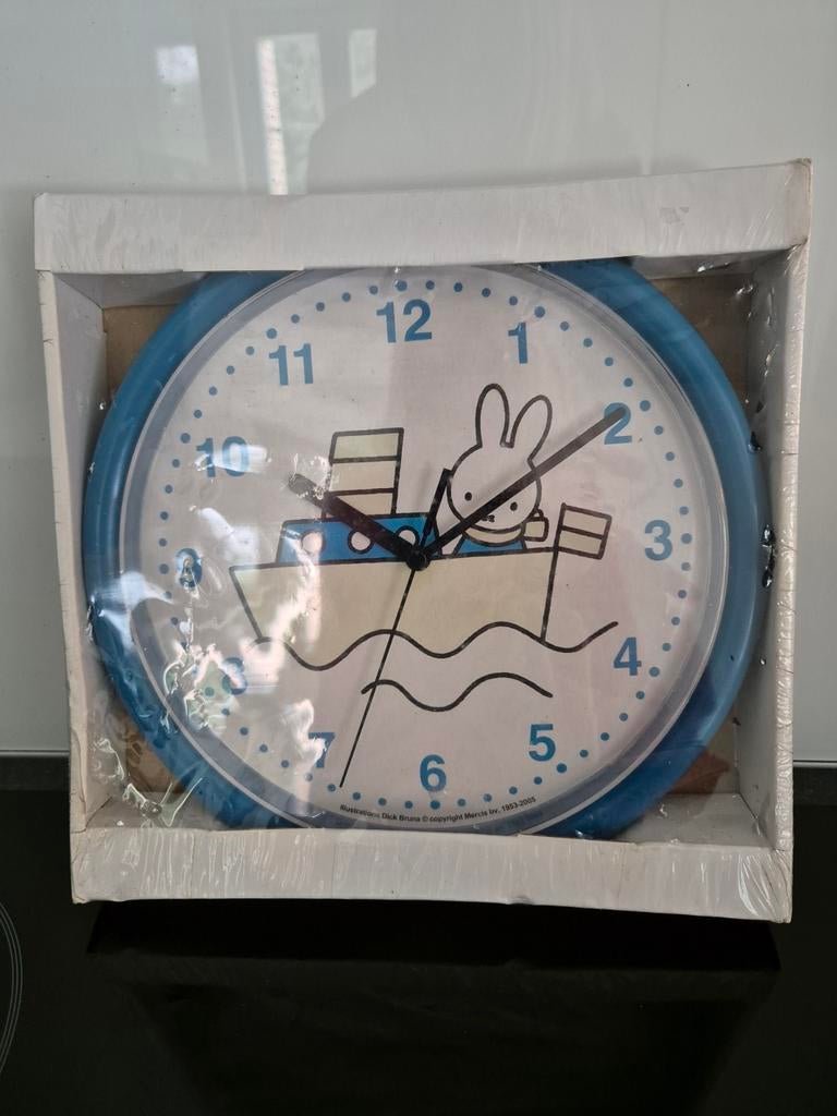 Nijntje wandklok geseald, Huis en Inrichting, Ophalen of Verzenden, Nieuw, Wandklok