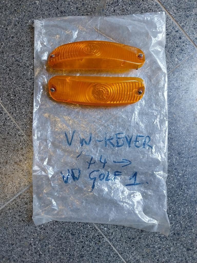 Vw kever, Golf 1, voorpinkerdekkapjes, oranje-voorbumper., Ophalen