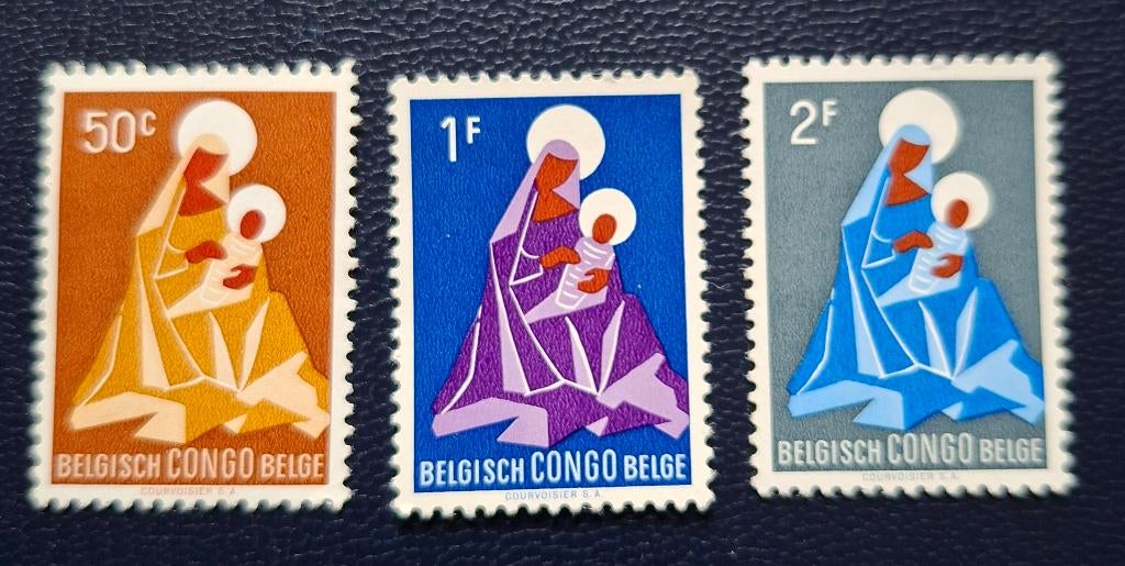 Postzegel Belgisch Congo OBP 362/64**, Ophalen of Verzenden, Postfris, Postfris