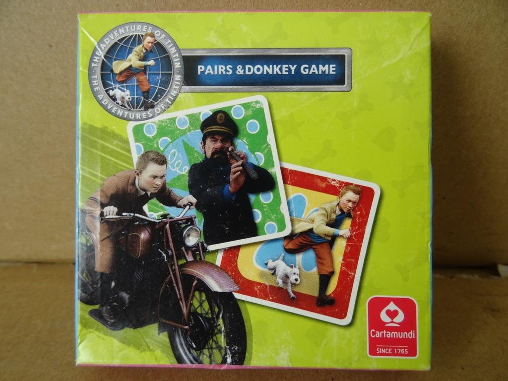 Tintin Jeu de memoire et jeu du mistrigi Cartamundi 2011, Hobby & Loisirs créatifs, Trois ou quatre joueurs, Enlèvement ou Envoi