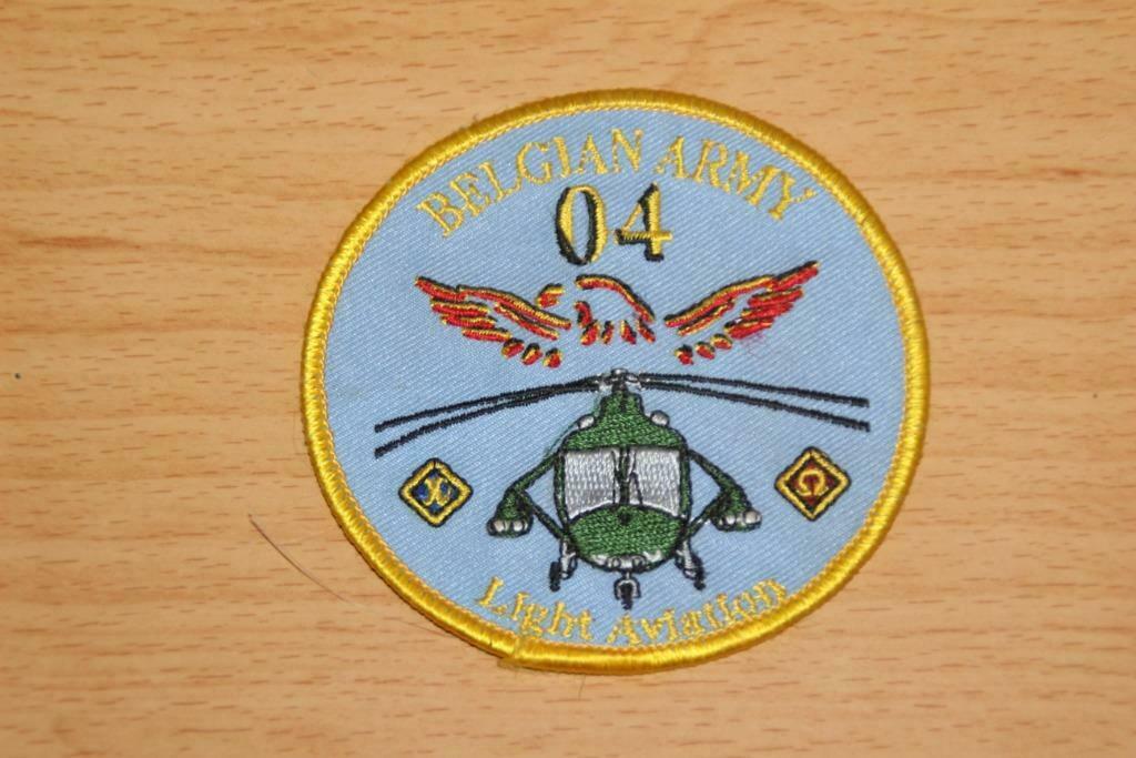 ABL-patch "Belgian Army 04 Light Aviation", Verzenden, Luchtmacht, Embleem of Badge