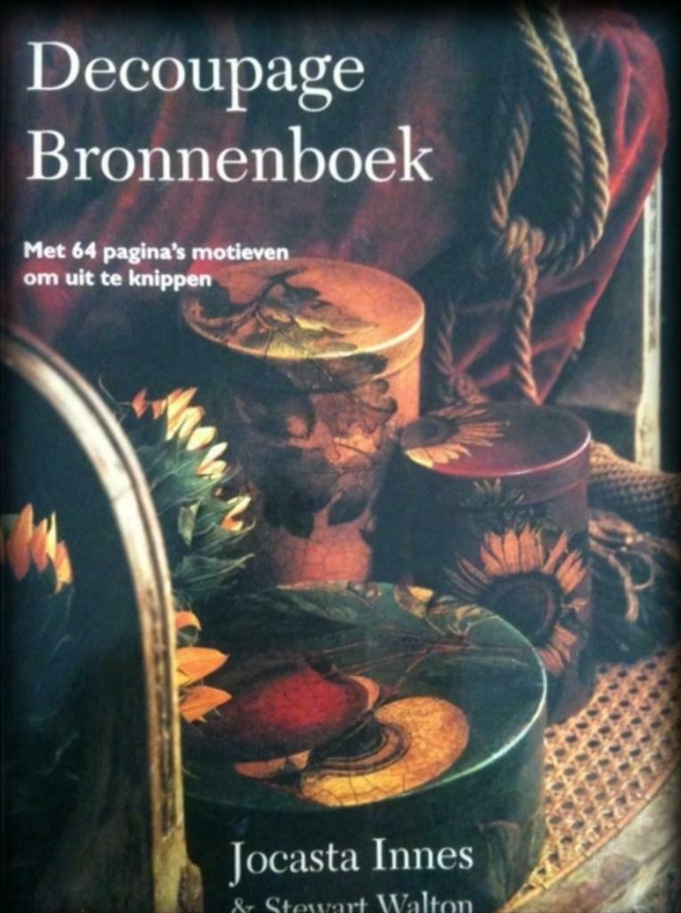 Decoupage bronnenboek, Jocasta Innes, Ophalen of Verzenden