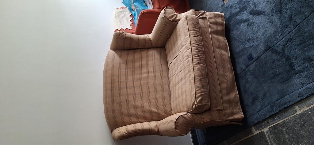 Lovechair dans un magnifique cadeau beige orange., Maison & Meubles, Moins de 75 cm, Moins de 150 cm, Comme neuf, Enlèvement
